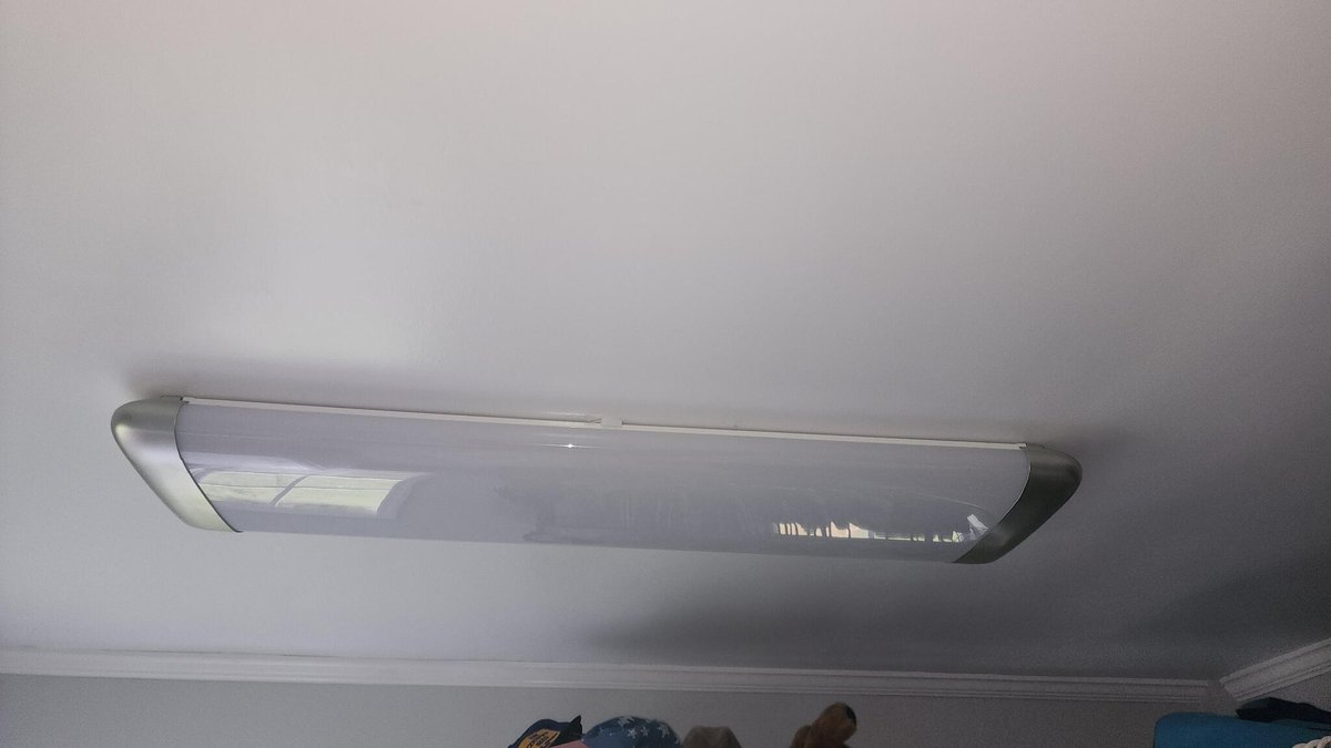 Kitchen light fixture installation