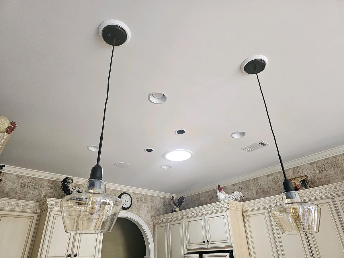 Pendant light installation
